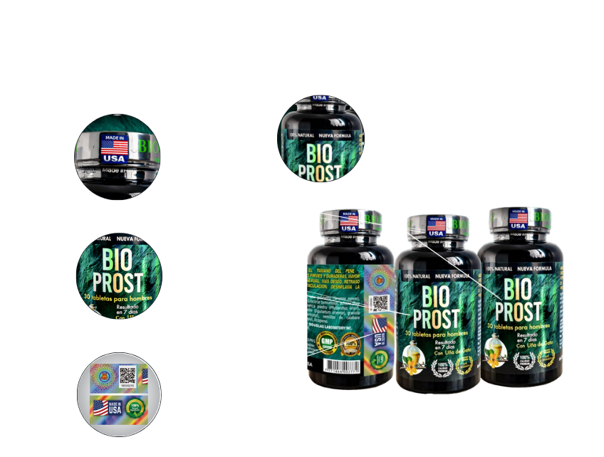 Cómo identificar el producto original BioProst